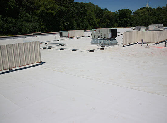 Invisiweld™ installed TPO - White